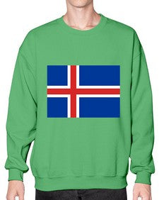 Iceland 921# - world flags- Sweatshirt - Crew