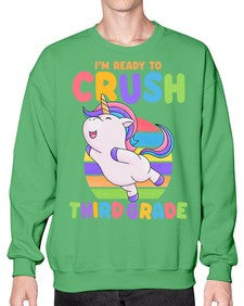 Im Ready to Crush third 392# - third grade- Sweatshirt - Crew