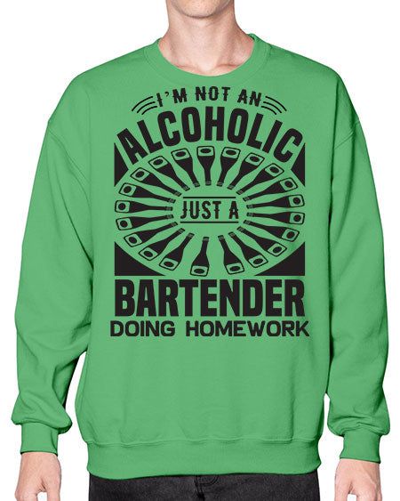 Im not an Style 233# - bartender- Sweatshirt - Crew