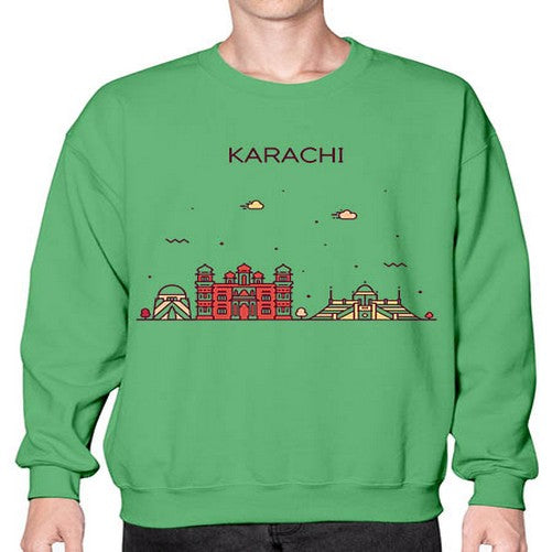 Karachi 1024# - cities- Sweatshirt - Crew