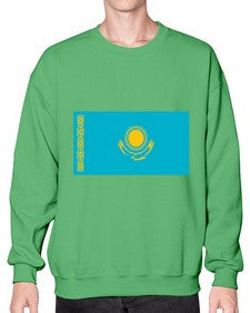 Kazakhstan 1032# - world flags- Sweatshirt - Crew
