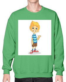 Kid 151# - cartoon general- Sweatshirt - Crew