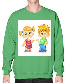 Kid 157# - cartoon general- Sweatshirt - Crew