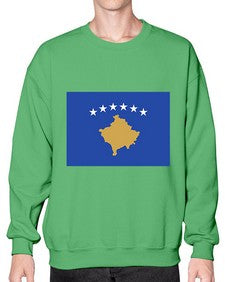 Kosovo 1077# - world flags- Sweatshirt - Crew
