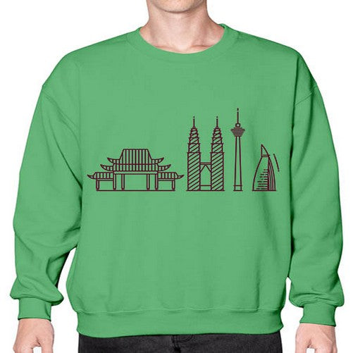 KualaLumpur 1091# - cities- Sweatshirt - Crew