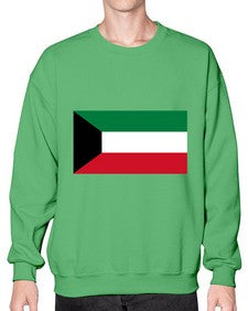 Kuwait 1094# - world flags- Sweatshirt - Crew