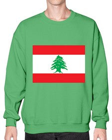 Lebanon 1122# - world flags- Sweatshirt - Crew