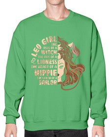 Leo girl 289# - leo- Sweatshirt - Crew