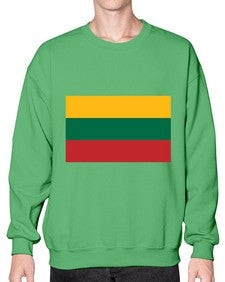 Lithuania 1149# - world flags- Sweatshirt - Crew