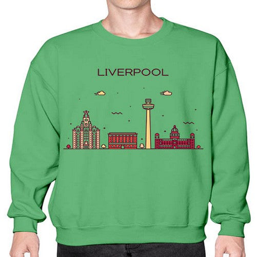 Liverpool 1153# - cities- Sweatshirt - Crew