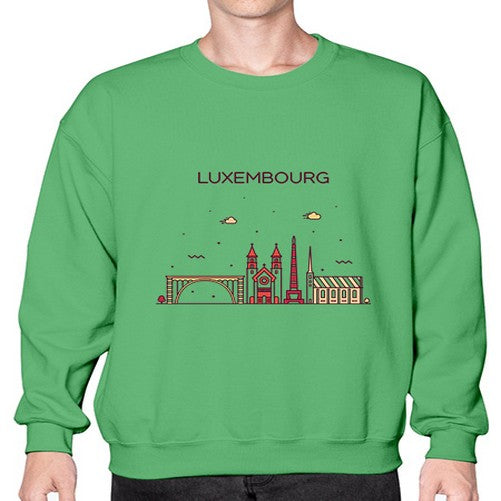 Luxembourg 1191# - cities- Sweatshirt - Crew