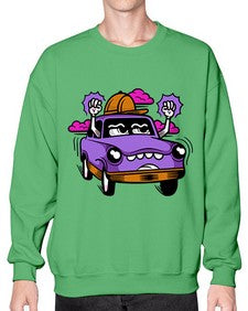 Mad driver 162# - cartoon general- Sweatshirt - Crew