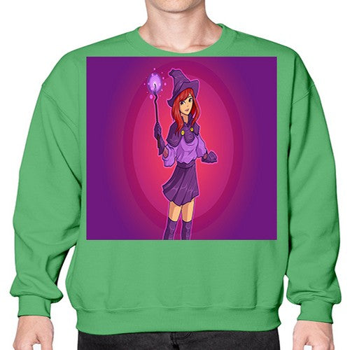 Magician school girl 181# - anime- Sweatshirt - Crew