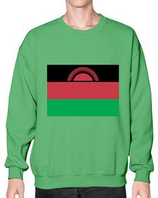 Malawi 1217# - world flags- Sweatshirt - Crew