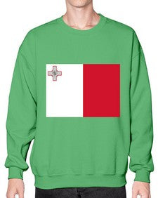 Malta 1222# - world flags- Sweatshirt - Crew