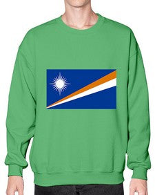Marshall Islands 1242# - world flags- Sweatshirt - Crew