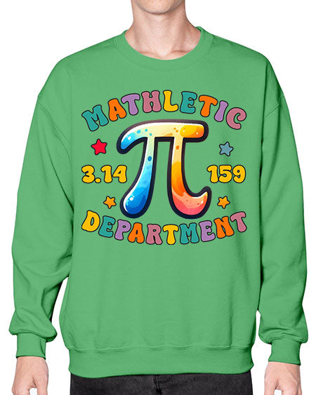 Mathletic Department Custom Pi Day 16# - pi- Sweatshirt - Crew