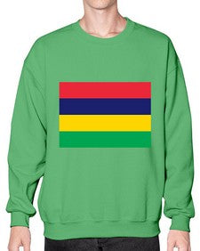 Mauritius 1261# - world flags- Sweatshirt - Crew