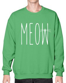 Meoww - cats- Sweatshirt - Crew