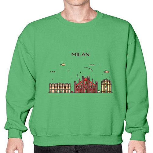 Milan 1297# - cities- Sweatshirt - Crew