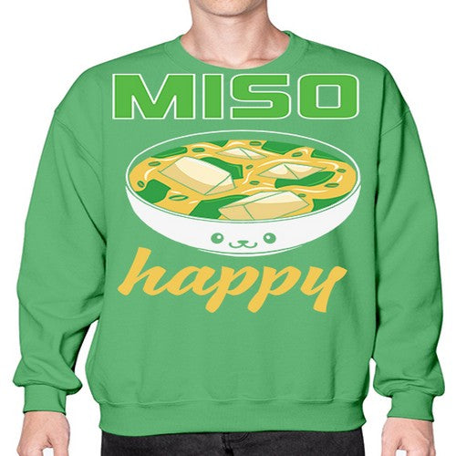 Miso Anime Japanese Food Lover 268# - anime- Sweatshirt - Crew