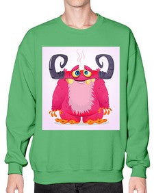 Monster 178# - cartoon animals- Sweatshirt - Crew