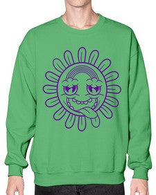 Moody sunflower 184# - cartoon general- Sweatshirt - Crew
