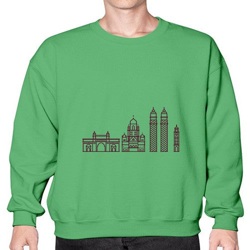 Mumbai 1382# - cities- Sweatshirt - Crew