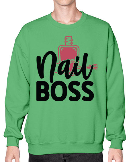 Nail Boss 1122# - nail tech- Sweatshirt - Crew