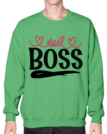 Nail Boss 1123# - nail tech- Sweatshirt - Crew