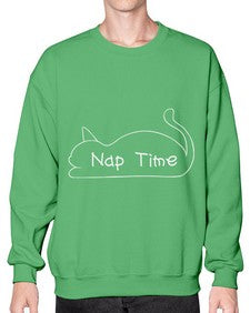 Nap Time - cats- Sweatshirt - Crew
