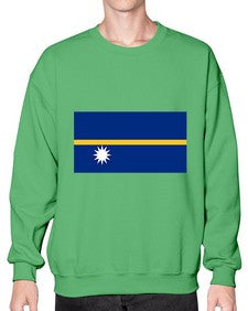 Nauru 1419# - world flags- Sweatshirt - Crew