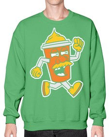 Never too old 197# - cartoon food- Sweatshirt - Crew