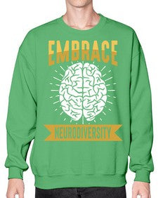 NewEmbraceNeurodiversity 199# - alzheimers- Sweatshirt - Crew