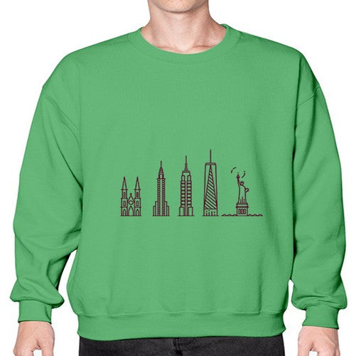 NewYork 1482# - cities- Sweatshirt - Crew