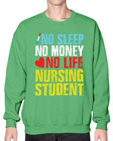 No Sleep Style 314# - nurse- Sweatshirt - Crew
