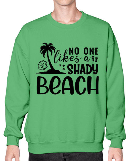No one likes a shady beach 01# - summer- Sweatshirt - Crew