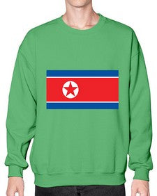 North Korea 1511# - world flags- Sweatshirt - Crew