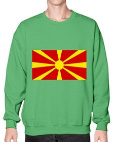 North Macedonia 1512# - world flags- Sweatshirt - Crew