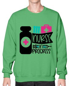 Nurse In Progress Style Style 1161# - nurse- Sweatshirt - Crew