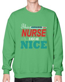Nurse NiceTransperntPNG Style 1187# - nurse- Sweatshirt - Crew