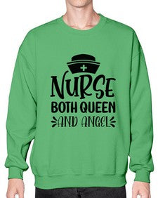 Nurse both queen and angel 1151# - nurse- Sweatshirt - Crew
