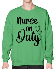 Nurse on duty 1188# - nurse- Sweatshirt - Crew