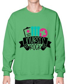Nurses Rock Style Style 1253# - nurse- Sweatshirt - Crew