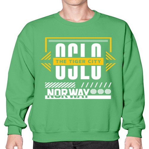 Oslo 1553# - cities- Sweatshirt - Crew