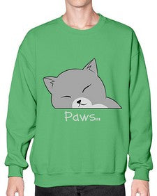 Paws - cats- Sweatshirt - Crew