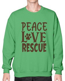 Peace Love Rescue Style 23# - cats- Sweatshirt - Crew
