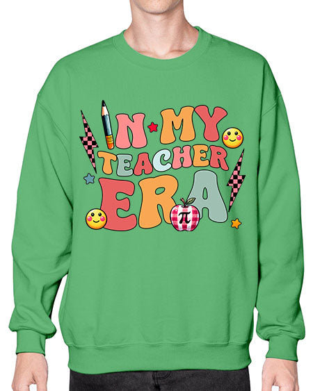 Personalized Teacher Era Sublimation 17# - pi- Sweatshirt - Crew