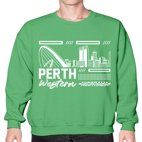 Perth 1597# - cities- Sweatshirt - Crew