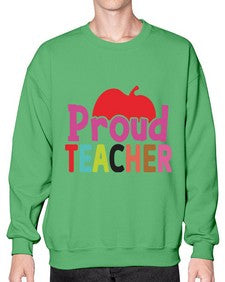 Proud Teacher 1341# - teacher- Sweatshirt - Crew
